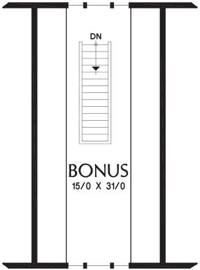 Bonus Room for House Plan #2559-00033