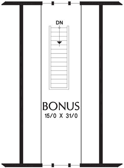 Bonus Room for House Plan #2559-00033