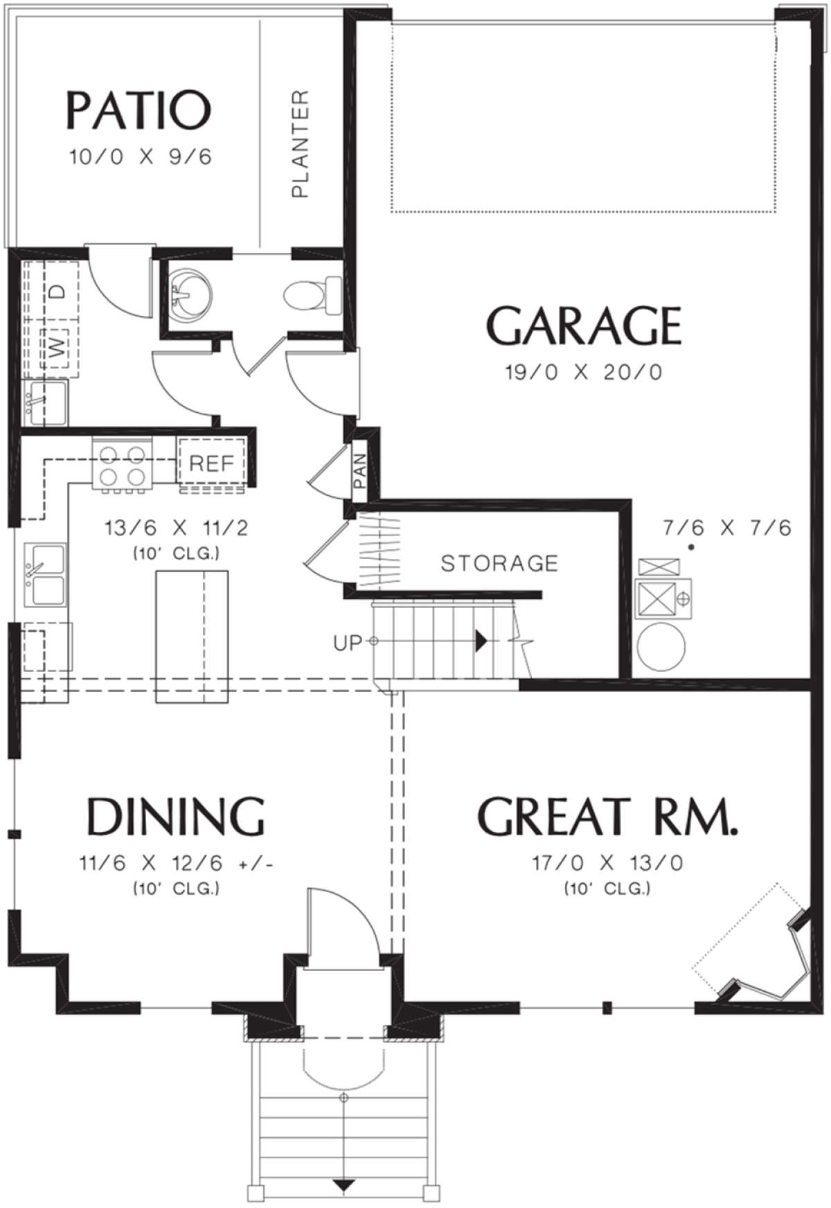 Main Floor for House Plan #2559-00037