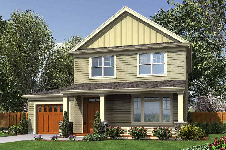 House Plan House Plan #11816 Front Elevation 