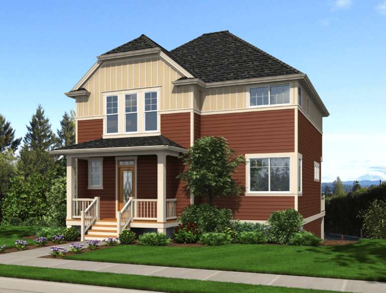 House Plan House Plan #11820 Front Elevation