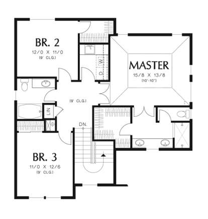 Floorplan 3 for House Plan #2559-00044