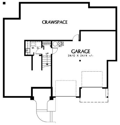 Floorplan 1 for House Plan #2559-00049