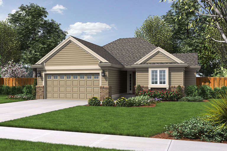 House Plan House Plan #11827 Front Elevation
