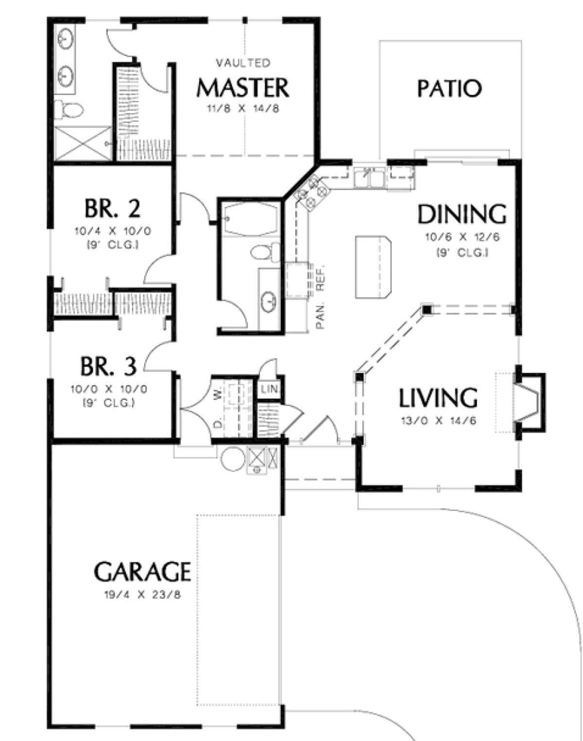 Main Floor  for House Plan #2559-00053