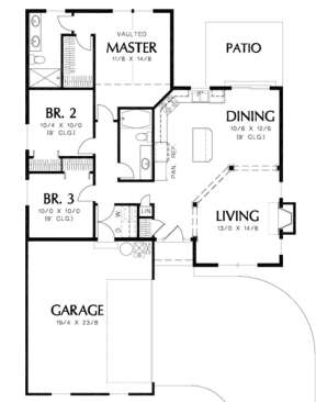 Main Floor  for House Plan #2559-00053