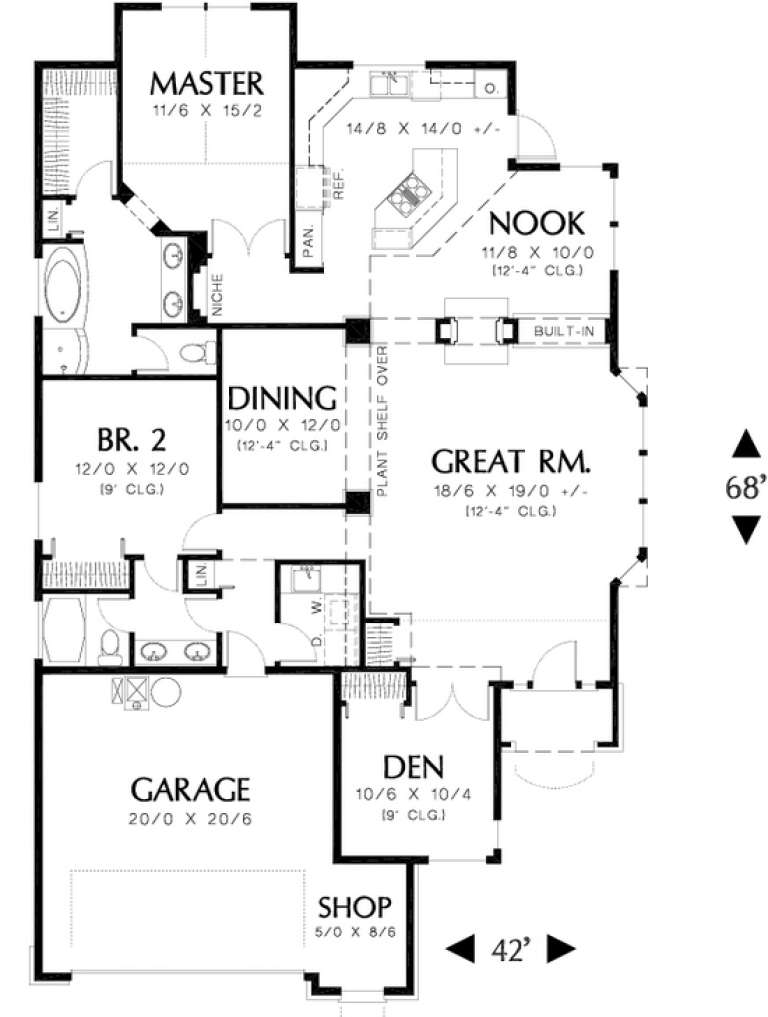 House Plan House Plan #11833 Drawing 1