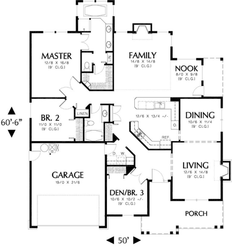 House Plan House Plan #11837 Drawing 1