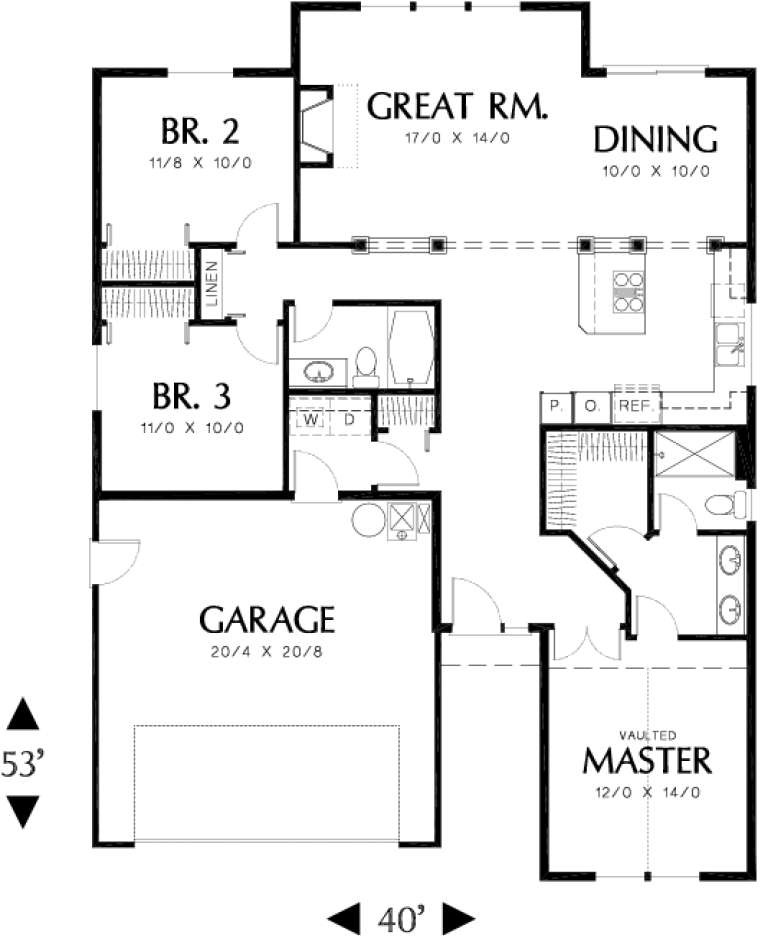 House Plan House Plan #11838 Drawing 1
