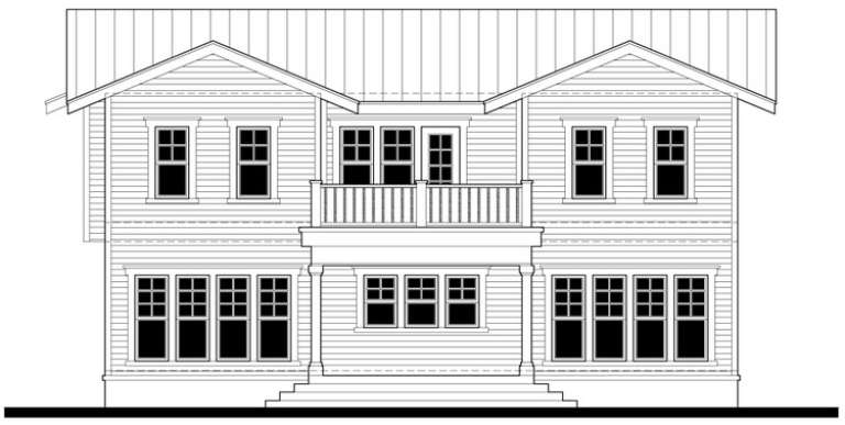 Traditional House Plan #028-00056 Elevation Photo