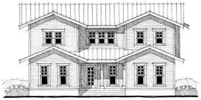 Traditional House Plan #028-00056 Elevation Photo