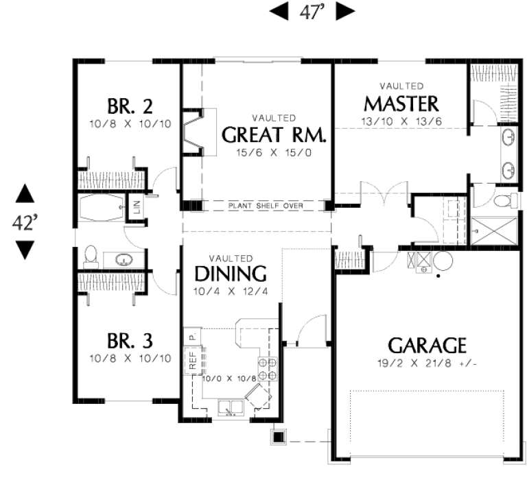 House Plan House Plan #11844 Drawing 1