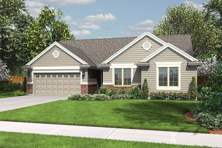 House Plan House Plan #11845 Front Elevation 