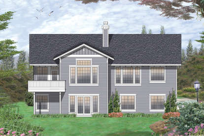 Ranch House Plan #2559-00070 Elevation Photo