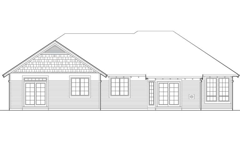 Craftsman House Plan #2559-00071 Elevation Photo