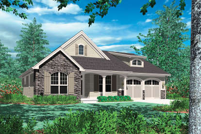 Craftsman House Plan #2559-00079 Elevation Photo