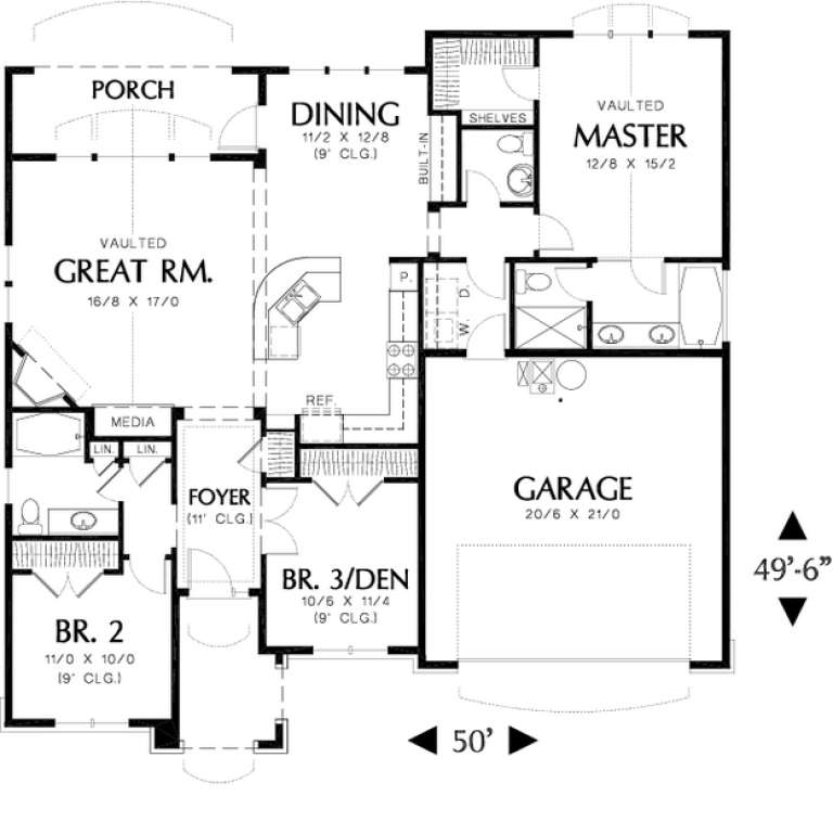 House Plan House Plan #11857 Drawing 1