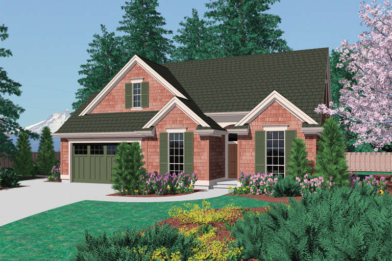 House Plan House Plan #11860 Front Elevation 