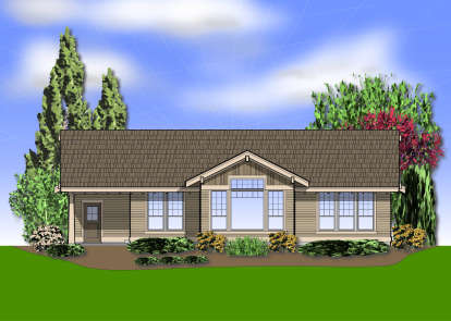 Craftsman House Plan #2559-00086 Elevation Photo