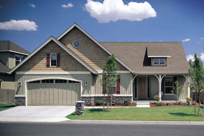 European House Plan #2559-00088 Elevation Photo