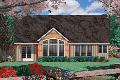 European House Plan #2559-00088 Elevation Photo