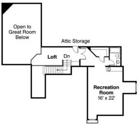 Floorplan 2 for House Plan #035-00355