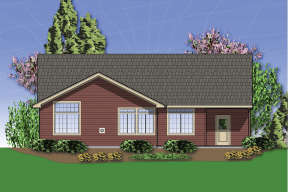 Craftsman House Plan #2559-00093 Elevation Photo