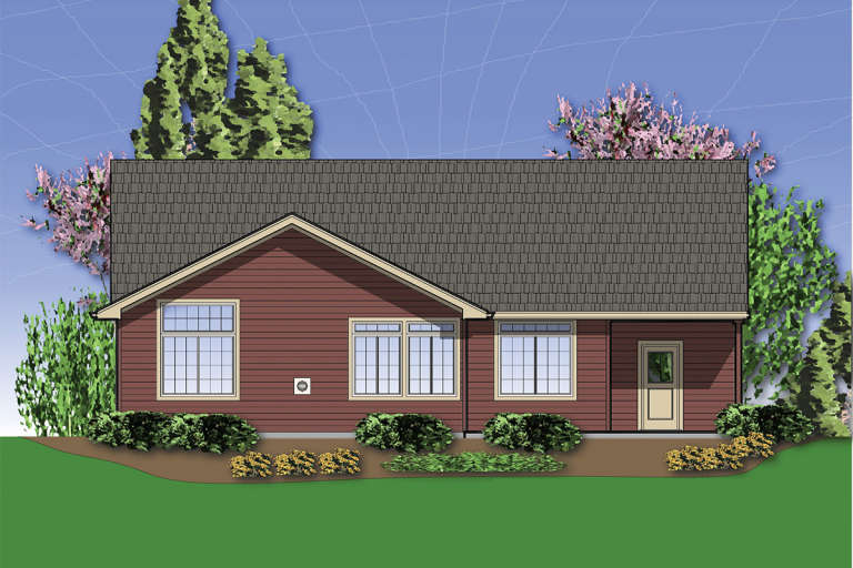 Craftsman House Plan #2559-00093 Elevation Photo