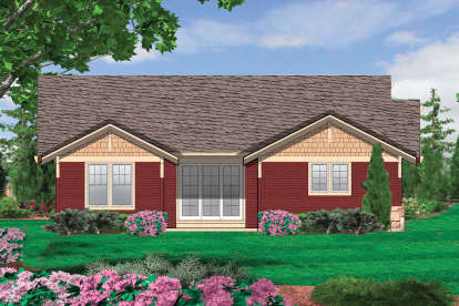 Craftsman House Plan #2559-00096 Elevation Photo