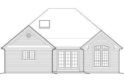 European House Plan #2559-00097 Elevation Photo