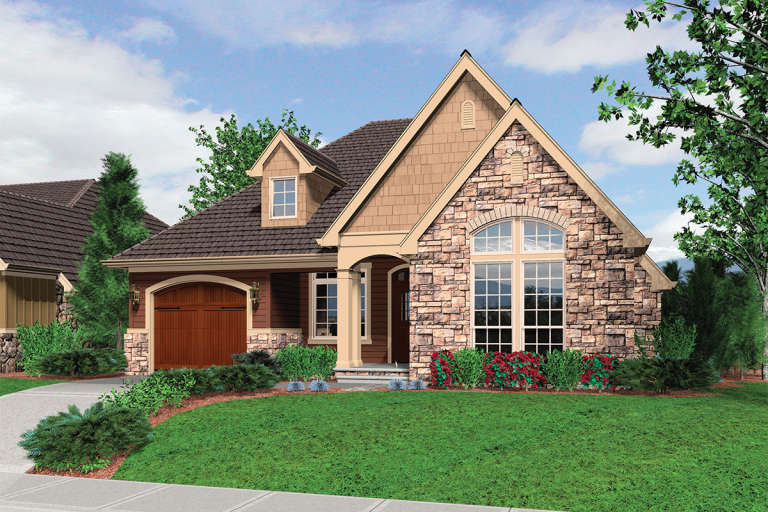 Cottage House Plan #2559-00098 Elevation Photo