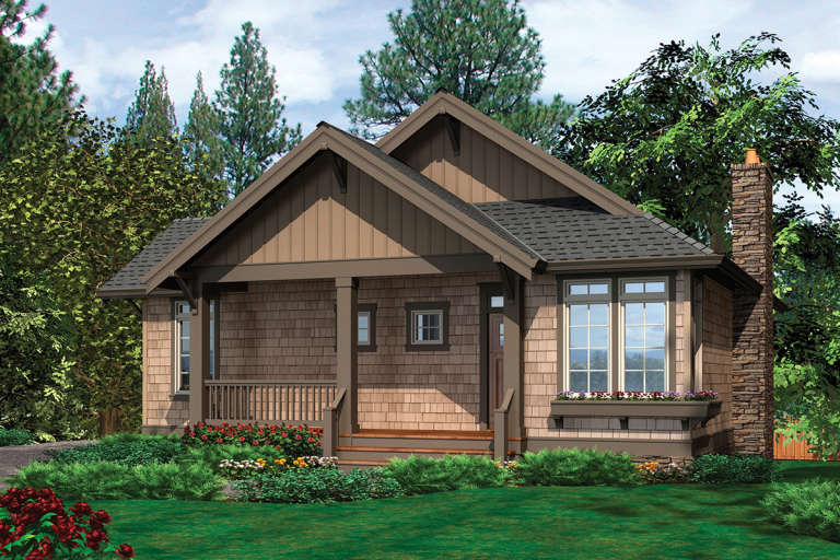 House Plan House Plan #11880 Front Elevation 
