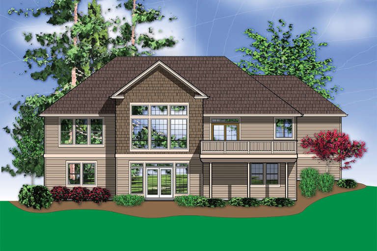European House Plan #2559-00109 Elevation Photo