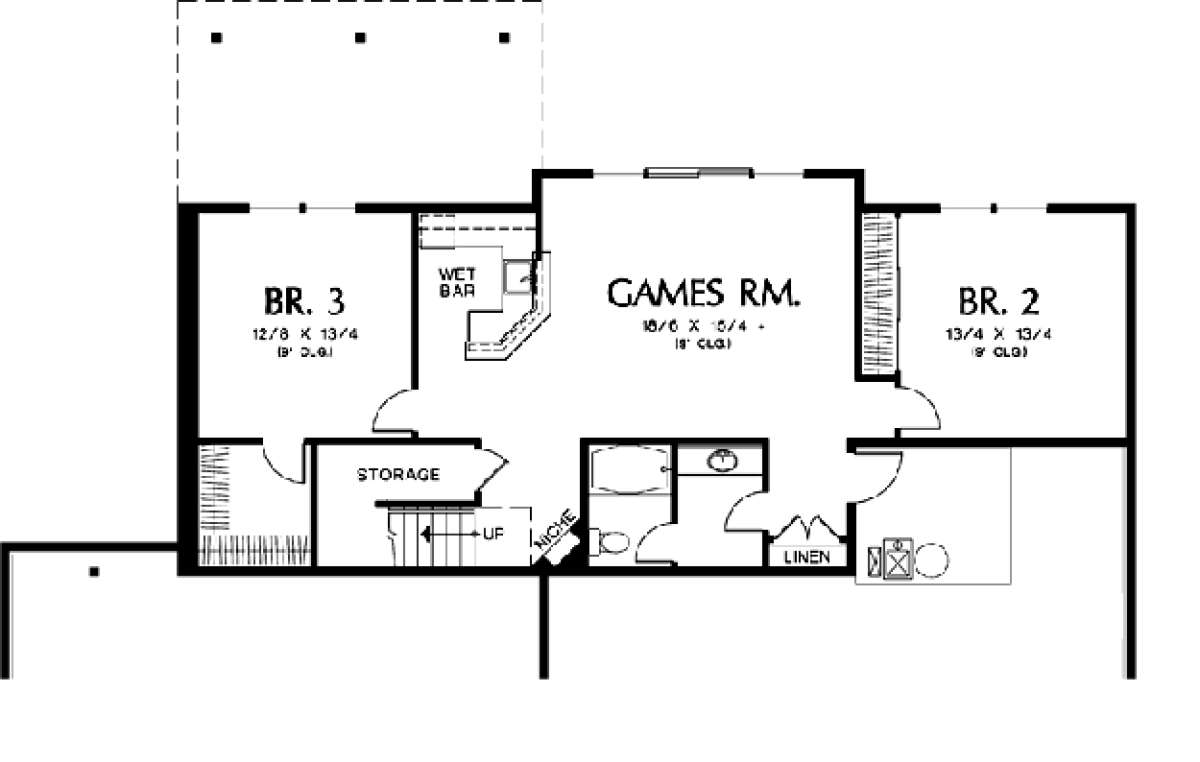 Floorplan 1 for House Plan #2559-00109