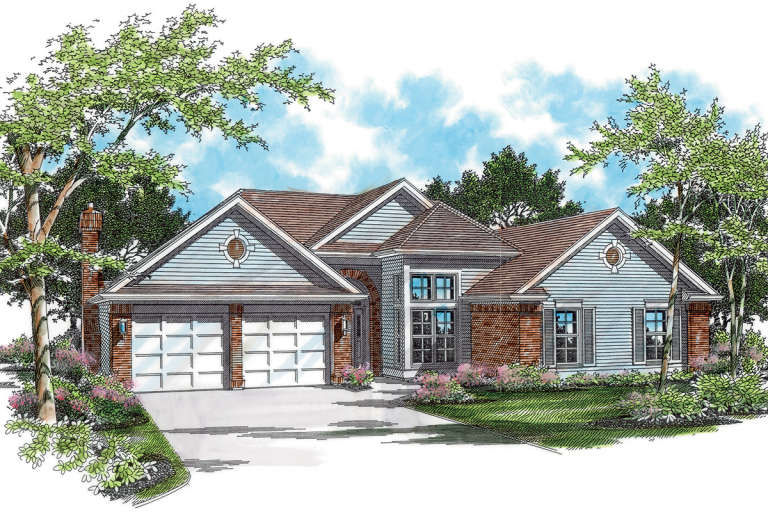 House Plan House Plan #11890 Front Elevation 