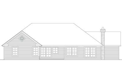 Ranch House Plan #2559-00113 Elevation Photo