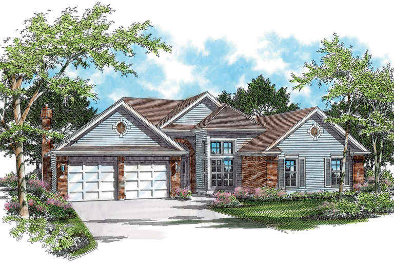 House Plan House Plan #11891 Front Elevation 