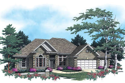 Traditional House Plan #2559-00117 Elevation Photo