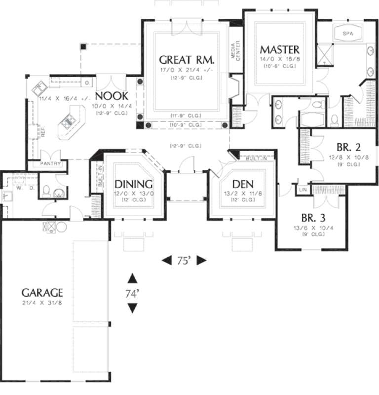 House Plan House Plan #11895 Drawing 1