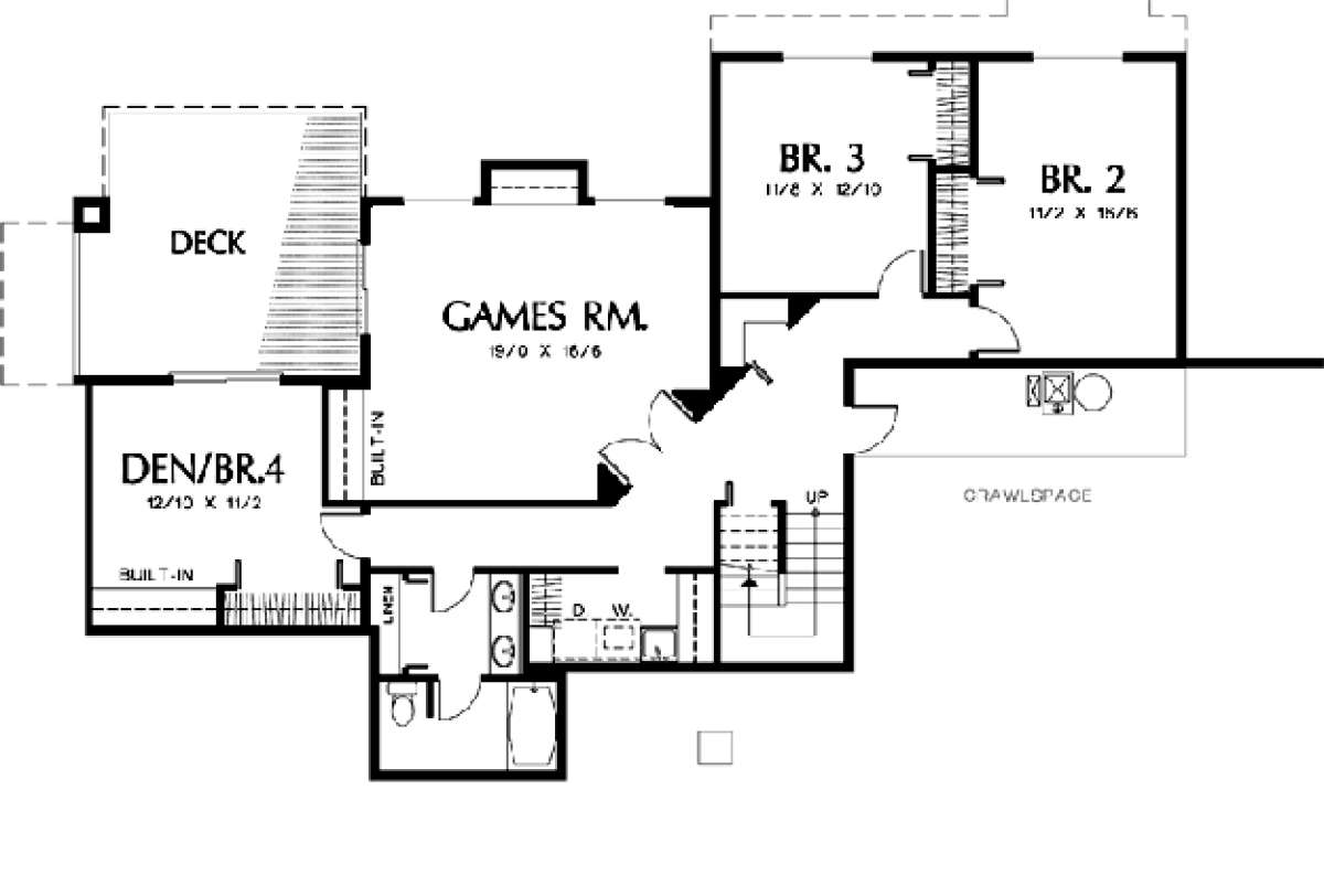 Floorplan 1 for House Plan #2559-00119