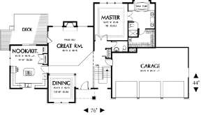 Floorplan 2 for House Plan #2559-00119