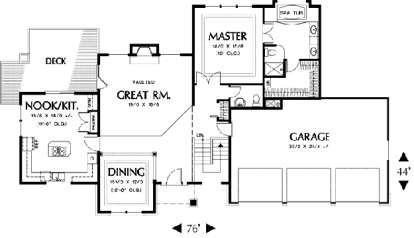 Floorplan 2 for House Plan #2559-00119