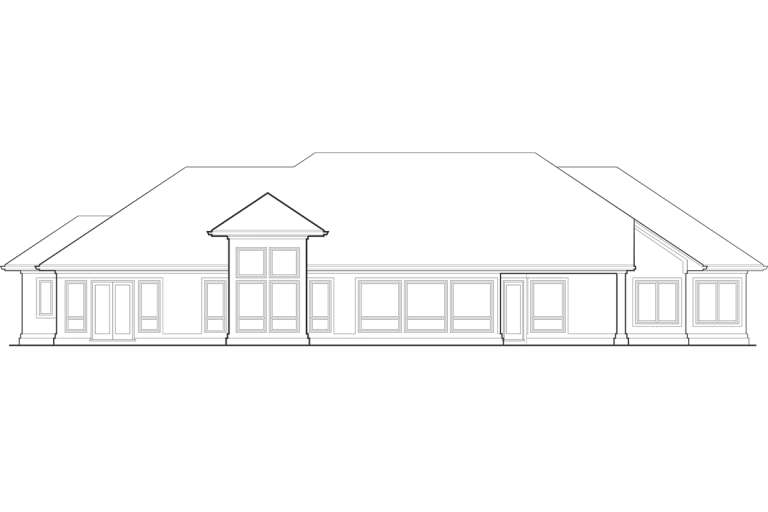 Contemporary House Plan #2559-00122 Elevation Photo