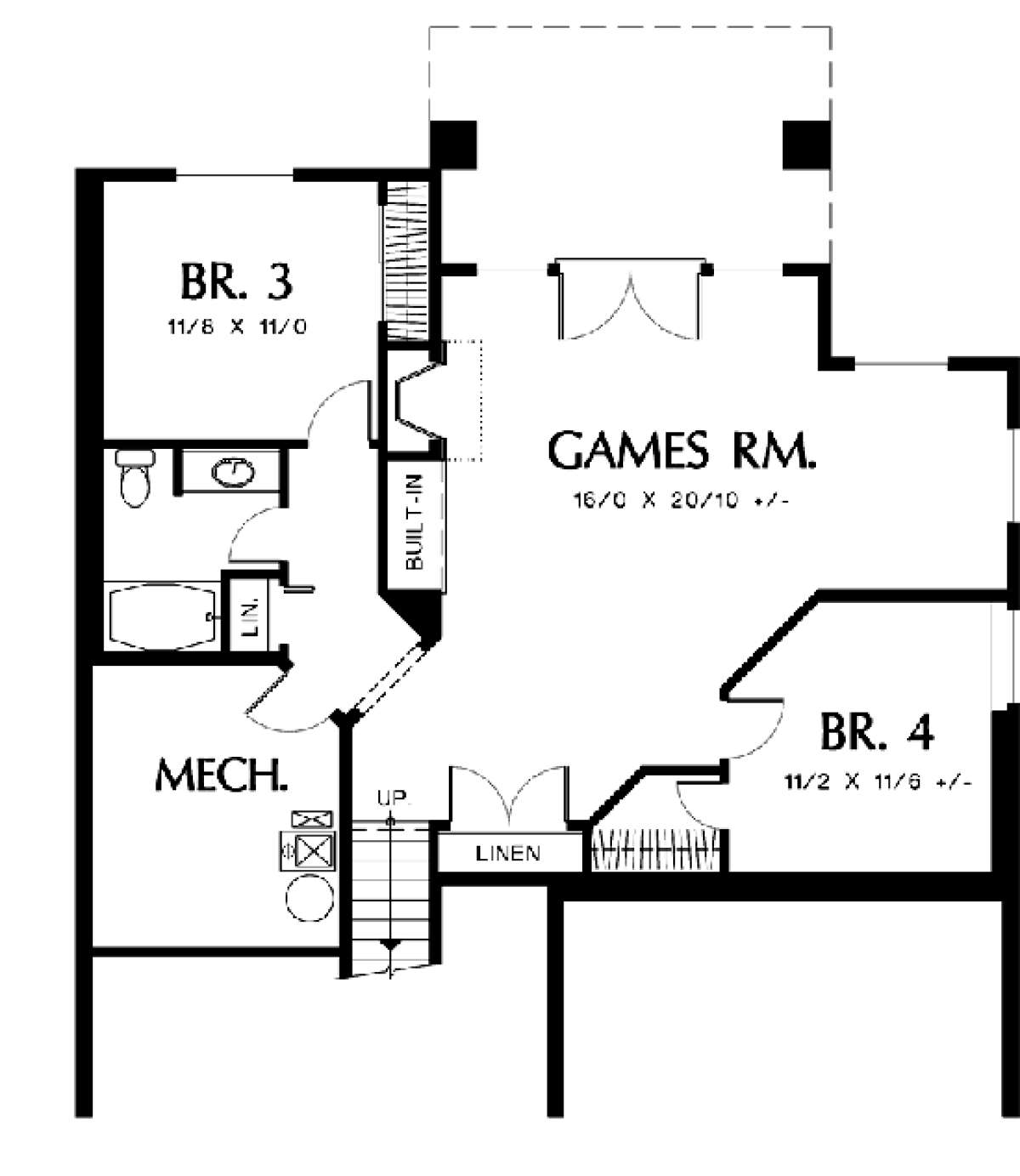 Floorplan 1 for House Plan #2559-00125
