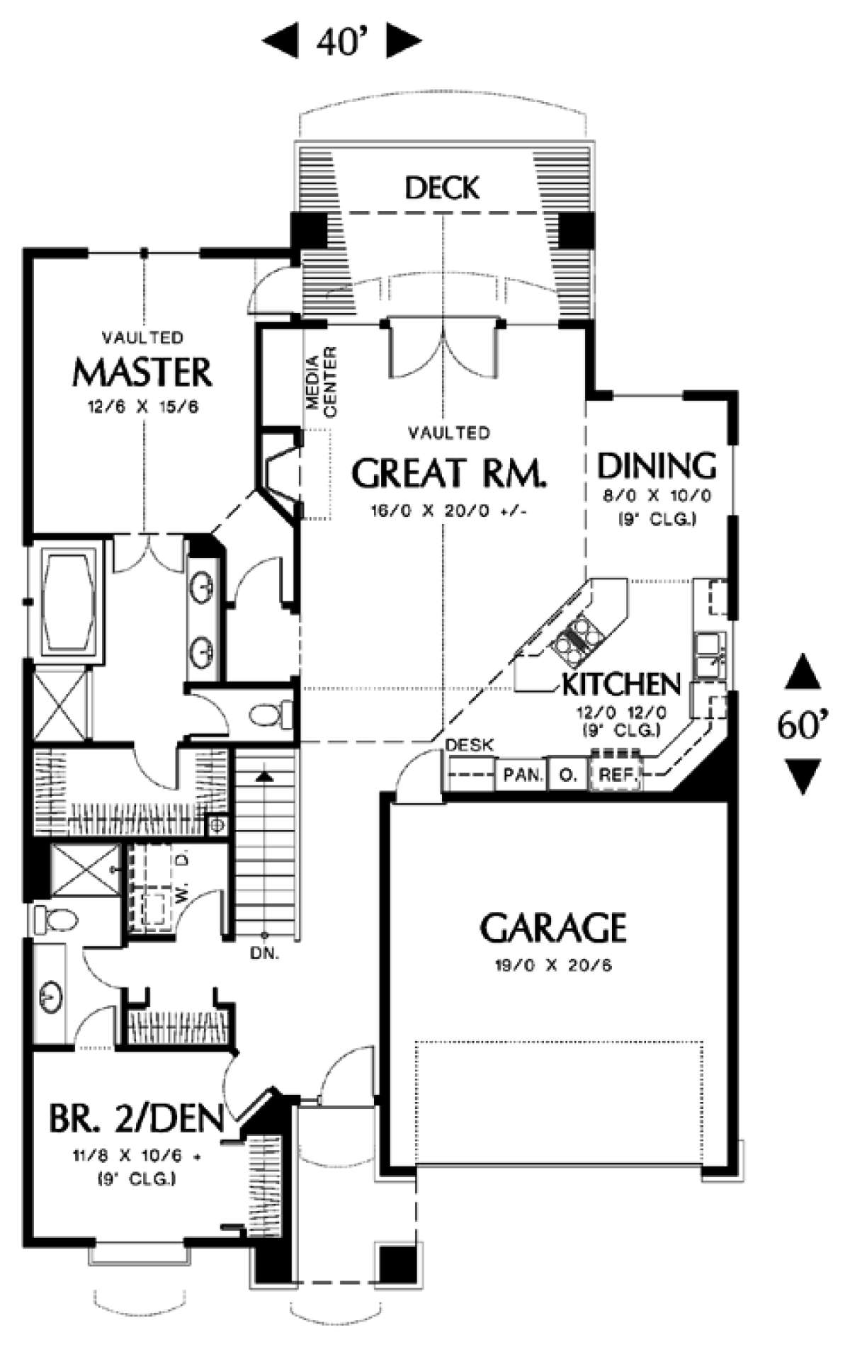 Floorplan 2 for House Plan #2559-00126