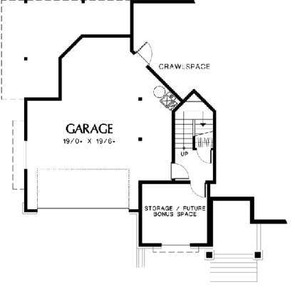 Floorplan 1 for House Plan #2559-00127