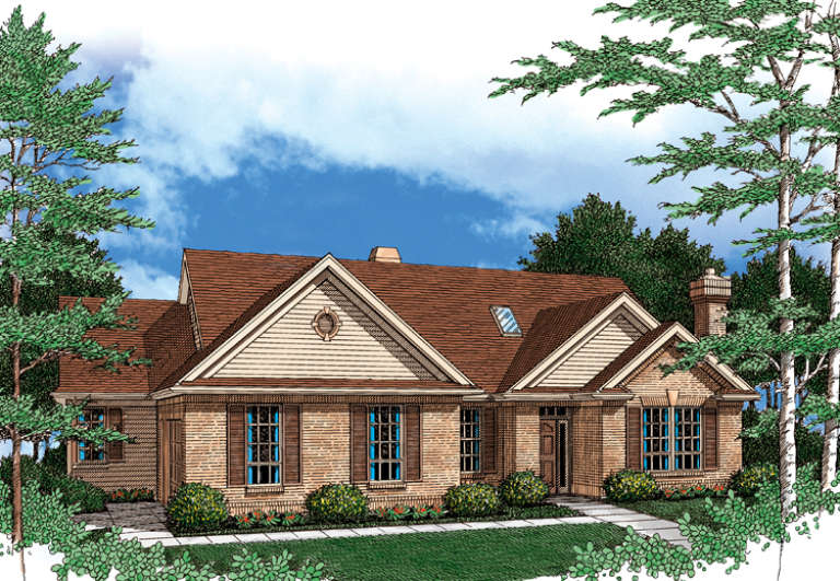 House Plan House Plan #11907 Front Elevation