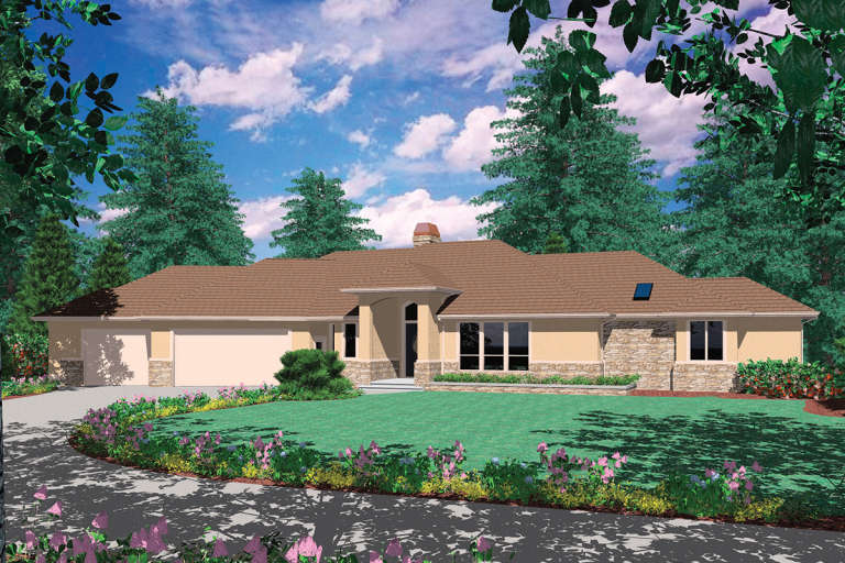 Contemporary House Plan #2559-00131 Elevation Photo
