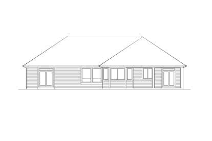 Ranch House Plan #2559-00133 Elevation Photo