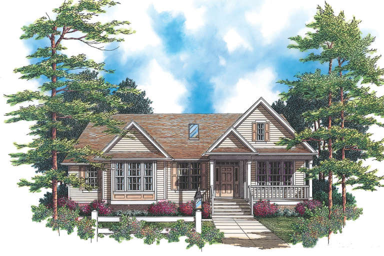 House Plan House Plan #11911 Front Elevation 